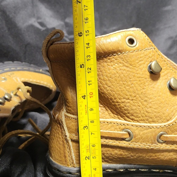 Roper Genuine Leather Lace Up Ankle Boots Tan Size 7 47707800 - Picture 7 of 8